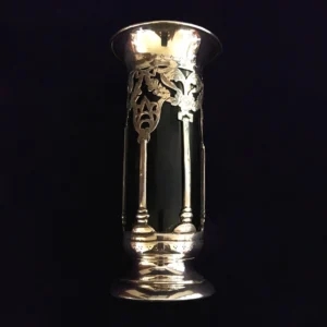 Antico portafiori in argento