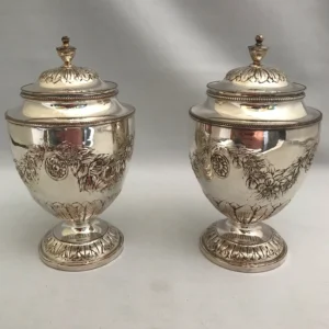 Coppia di tea caddies in Sheffield