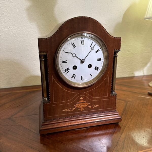Antico Orologio Inglese in Mogano
