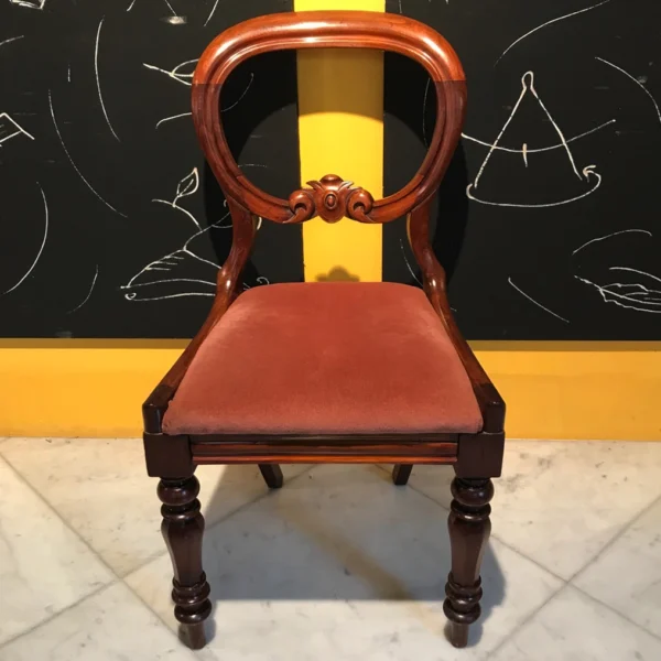 Antica sedia Vittoriana in mogano