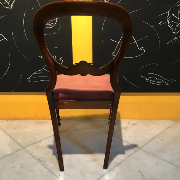 Antica sedia Vittoriana in mogano