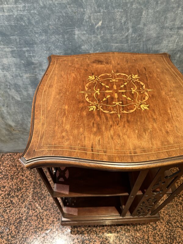 Antica libreria girevole in mogano - immagine 5