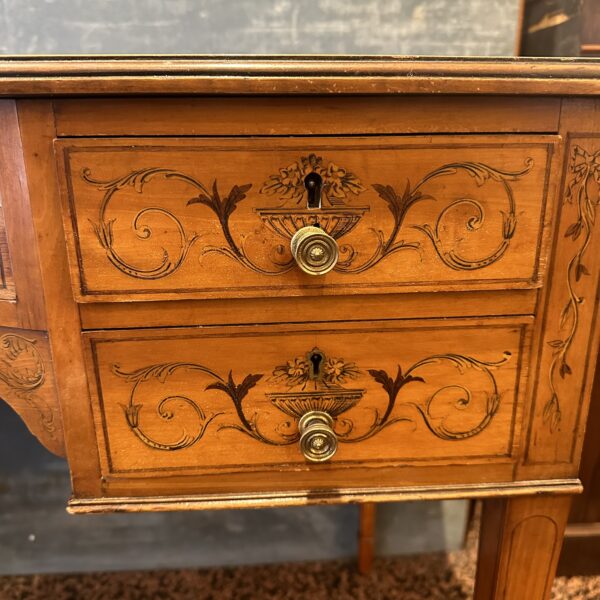 Antico Scrittoio Inglese in Satinwood - immagine 7