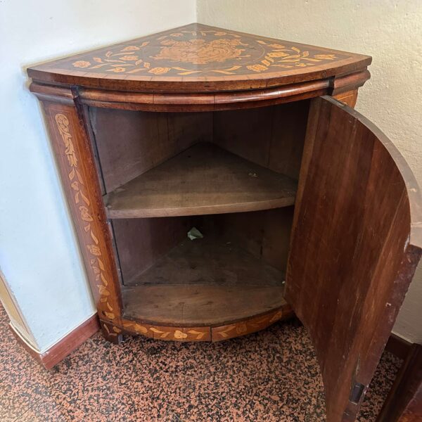 Antica angoliera Olandese in Mogano - immagine 5