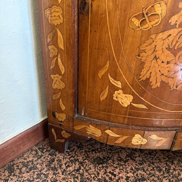 Antica angoliera Olandese in Mogano - immagine 2