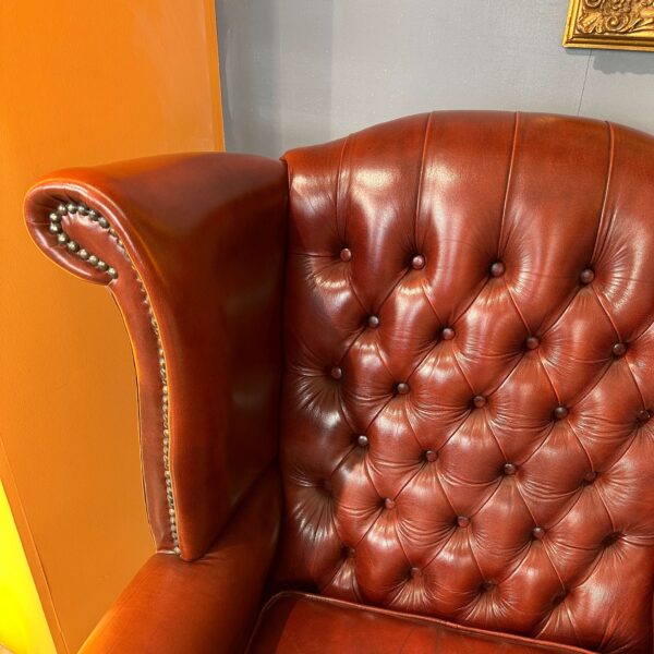 Coppia di poltrone "Queen Anne" color "Burnt Sienna" - immagine 2