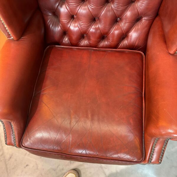 Coppia di poltrone "Queen Anne" color "Burnt Sienna" - immagine 6
