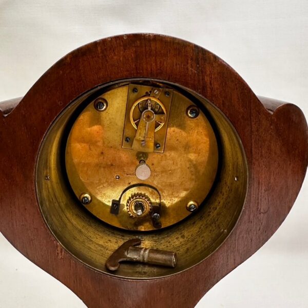 Antico orologio da appoggio in Mogano - immagine 5