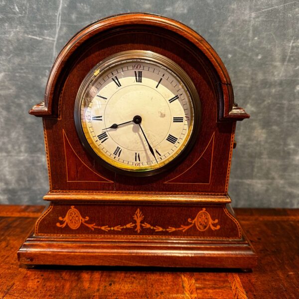 Antico orologio da appoggio in Mogano - immagine 6