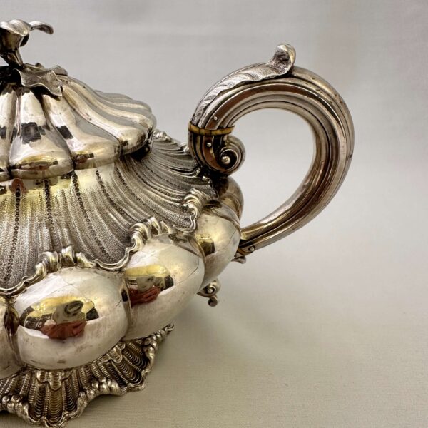 Antica Teiera in Argento originaria Inglese - immagine 8