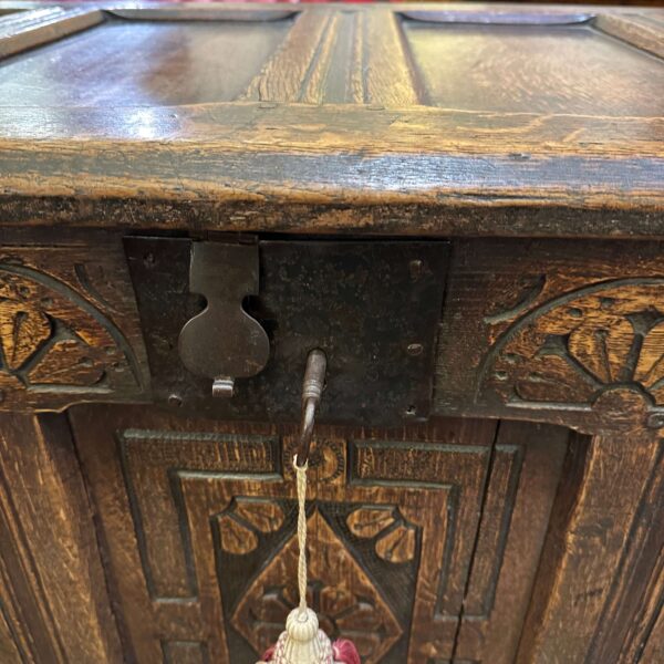 Antica Cassapanca Inglese in Rovere - immagine 4