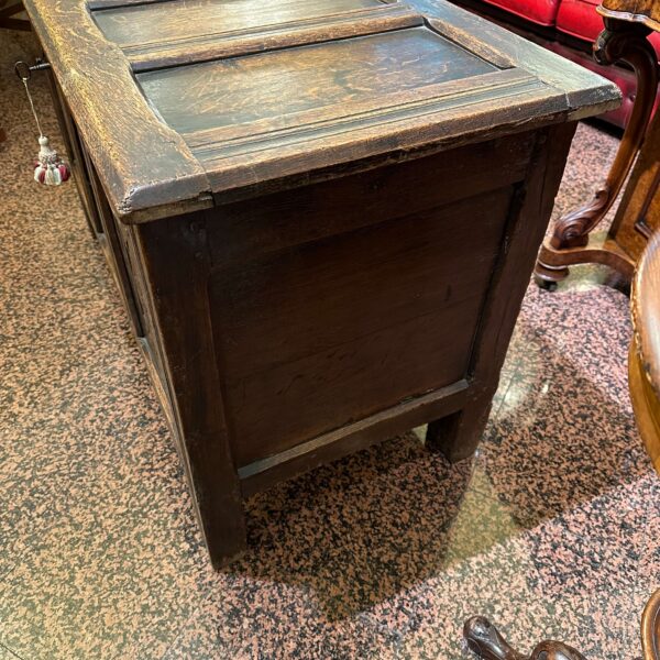 Antica Cassapanca Inglese in Rovere - immagine 2