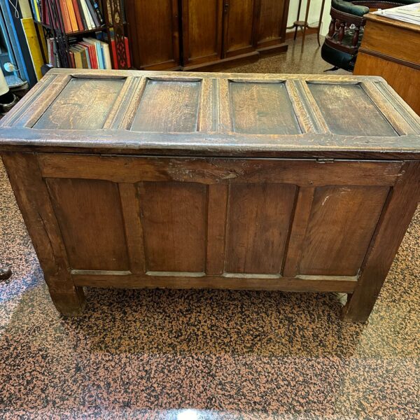 Antica Cassapanca Inglese in Rovere - immagine 10