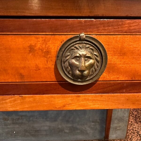 Antico Tavolo Scrittoio Inglese in Satinwood - immagine 2