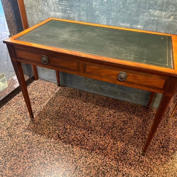 Antico Tavolo Scrittoio Inglese in Satinwood - immagine 10