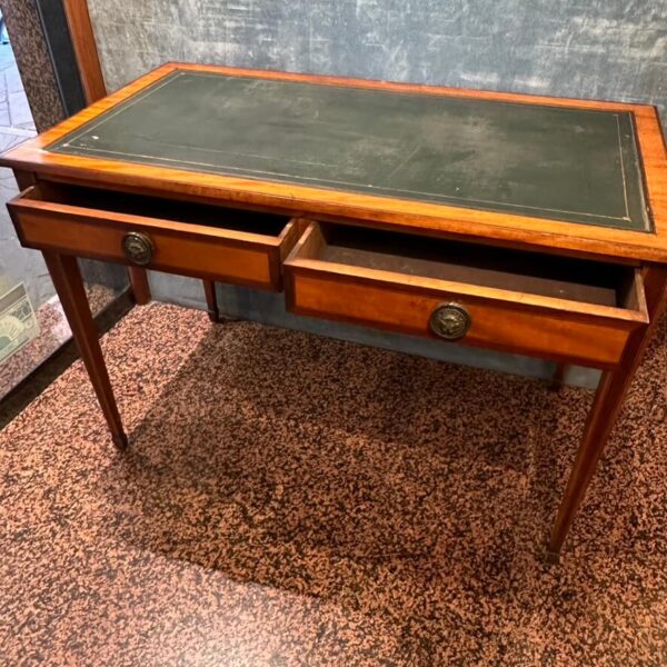 Antico Tavolo Scrittoio Inglese in Satinwood - immagine 6